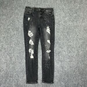 Judy Blue Jeans Womens Size 5 27 Black Boyfriend Fit JB8867